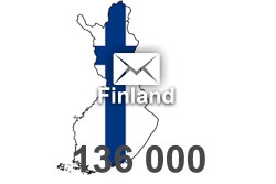 2023 fresh updated Finland 136 000 business email database