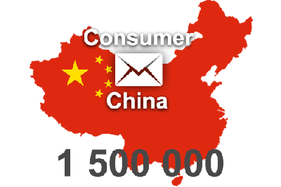 2023 fresh updated China 1 500 000 Consumer email database