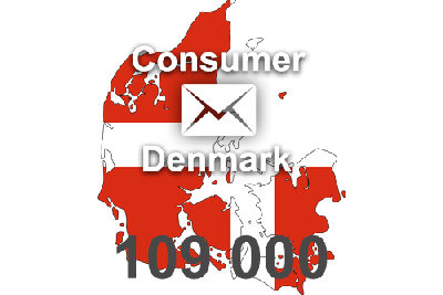 2023 fresh updated Denmark 109 000 Consumer email database