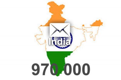 2023 fresh updated India 970 000 Consumer email database