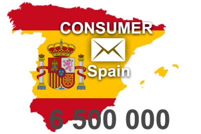 2023 fresh updated Spain 6 500 000 Consumer email database