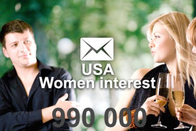 2023 fresh updated USA E-women interest 990 000 email database