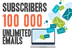 Email sending for 100 000 subscribers, unlimited emails