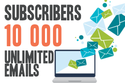 Email sending for 10 000 subscribers, unlimited emails