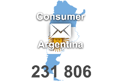 2024 fresh updated Argentina 231 806 Consumer email database