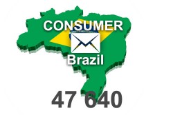 2024 fresh updated Brazil	47 640 Consumer email database