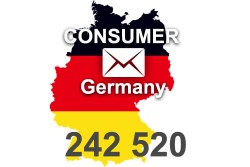 2024 fresh updated Germany 242 520 Consumer email database
