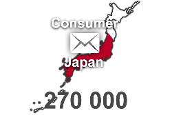 2024 fresh updated Japan 270 000 Consumer email database