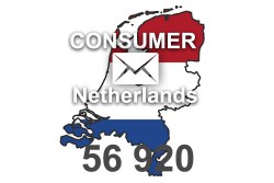 2023 fresh updated Netherlands 56 920 Consumer email database