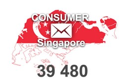 2023 fresh updated Singapore	39 480 Consumer email database