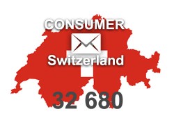 2023 fresh updated Switzerland 32 680 Consumer email database