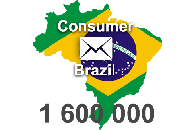 2022 fresh updated Brazil 1 600 000 Consumer email database