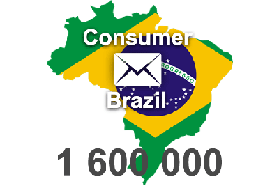 2023 fresh updated Brazil 1 600 000 Consumer email database