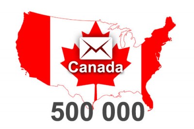  2022 fresh updated Canada 500 000 business email database