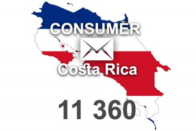 2024 fresh updated Costa Rica 11 360 Consumer email database