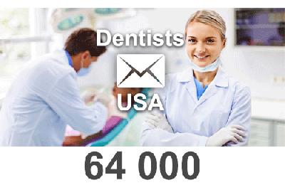 2024 fresh updated USA Dentists 64 000 email database