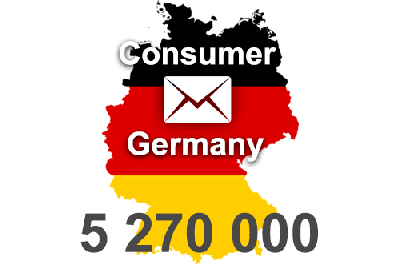 2022 fresh updated Germany 5 270 000 Consumer email database