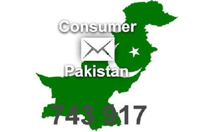 2022 fresh updated Pakistan 743 917 Consumer email database