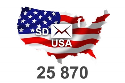 2023 fresh updated USA South Dakota 25 870 email database