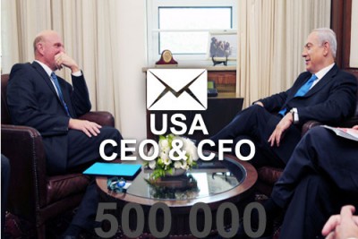 2023 fresh updated USA CEO & CFO 500 000 email database